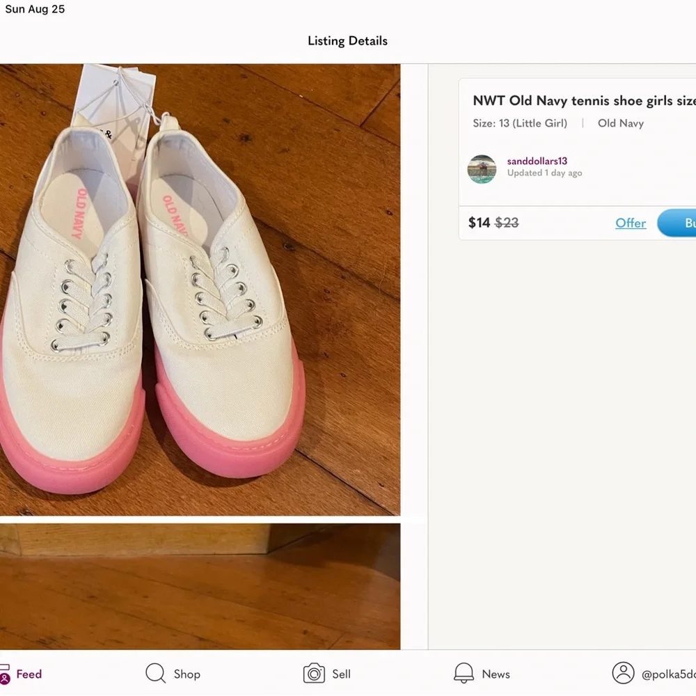 HOST PICK ‘Old Navy’ Kids Twill Sneakers (#6)